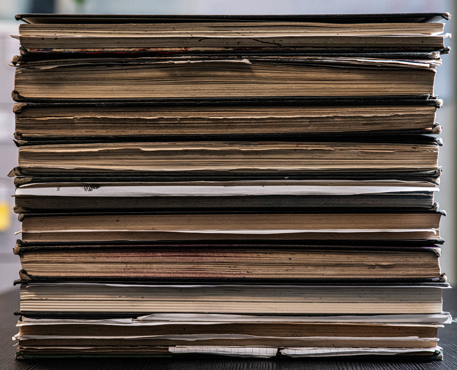 Stack of blackbooks, cover